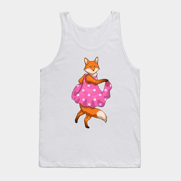 Fox Polka Dots Dress Tank Top by Markus Schnabel